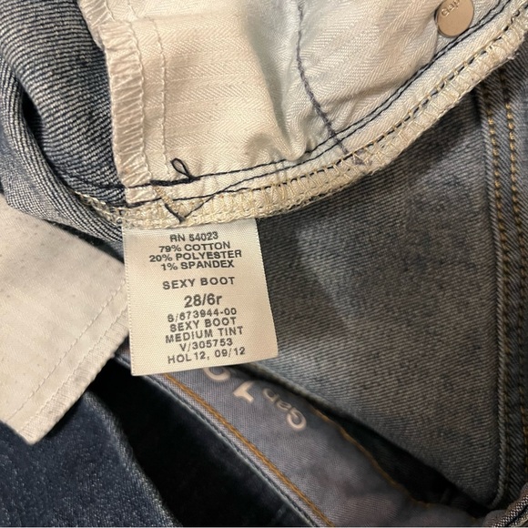 Gap 1969 sexy boots Blue Women's Jeans made cotton 79% 28/6r - Picture 10 of 14